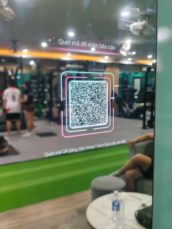 Quét mã QR để nhận báo cáo về điện thoại