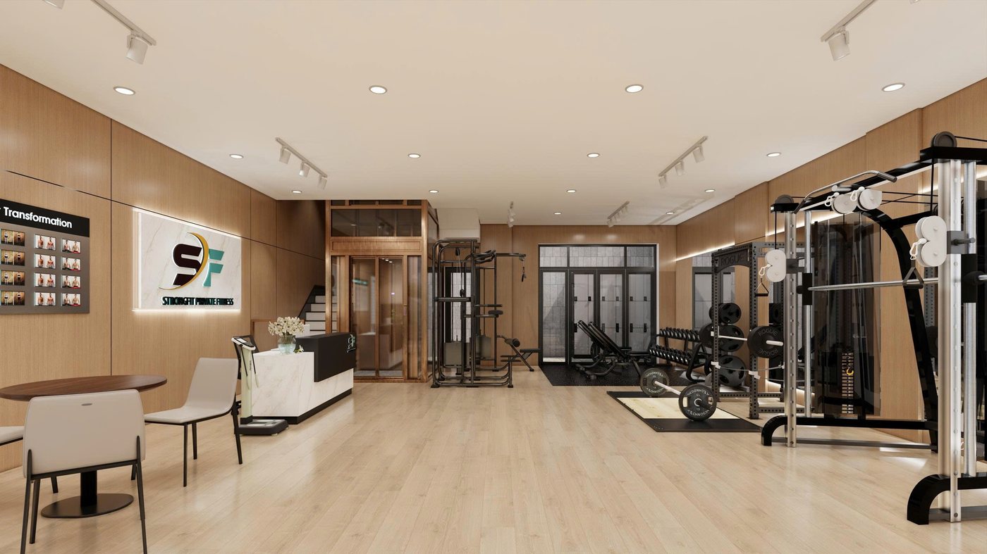 Bố trí phòng 200m² — chia khu rõ để dòng người di chuyển không cắt ngang nhau.